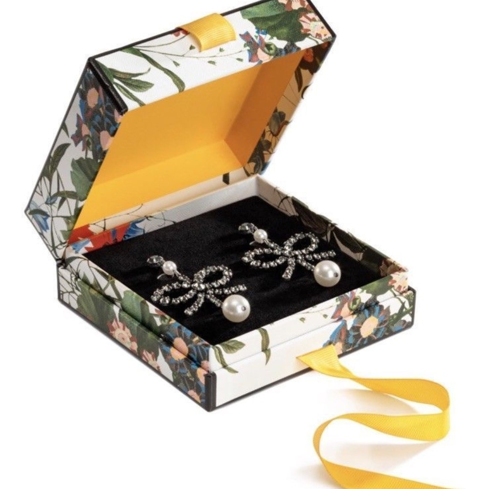 ERDEM x H&M Clip On Crystal Pearl Earring Sliver